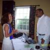 Jonette Crowley and Calvin (the audio professional)